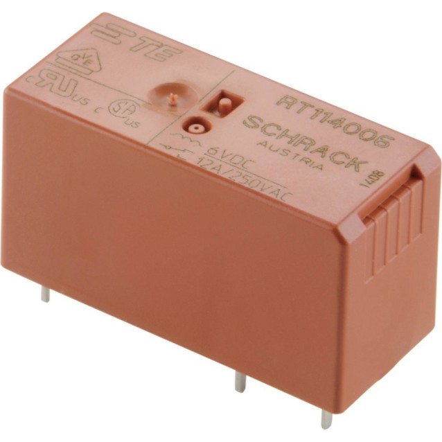 RELAY MINI 1P 230V AC 12A RT114730 TYC
