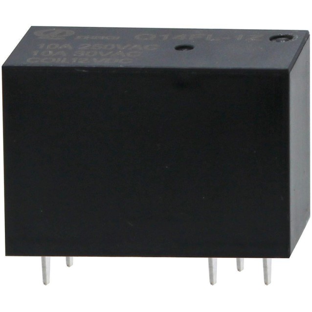 RELAY MINI 1P 12V DC 10A Q14FL-1Z-DC12V ZHN