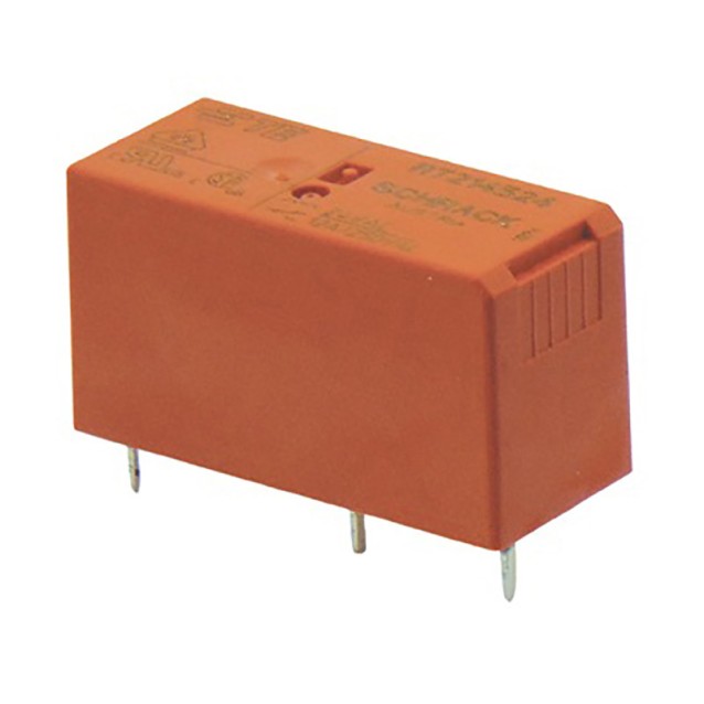 RELAY MINI 1P 24V AC 12A RT214524/5mm TYC