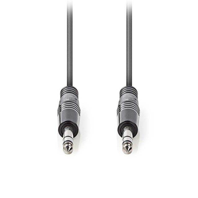 NEDIS COTH23020GY30 Καλώδιο ήχου stereo 6.35mm αρσ. - 6.35mm αρσ., 3.00m.