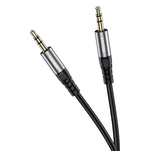 KAKUSIGA καλώδιο ήχου 3.5mm KSC-892, AUX, 1m, μαύρο