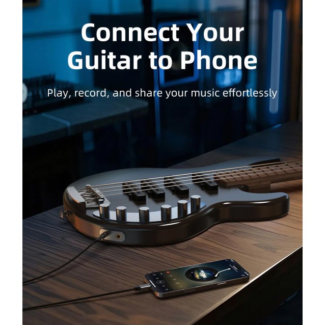 CABLETIME αντάπτορας ήχου 6.3mm σε 3.5mm CT-6M3F-AG, gold plated, γκρι