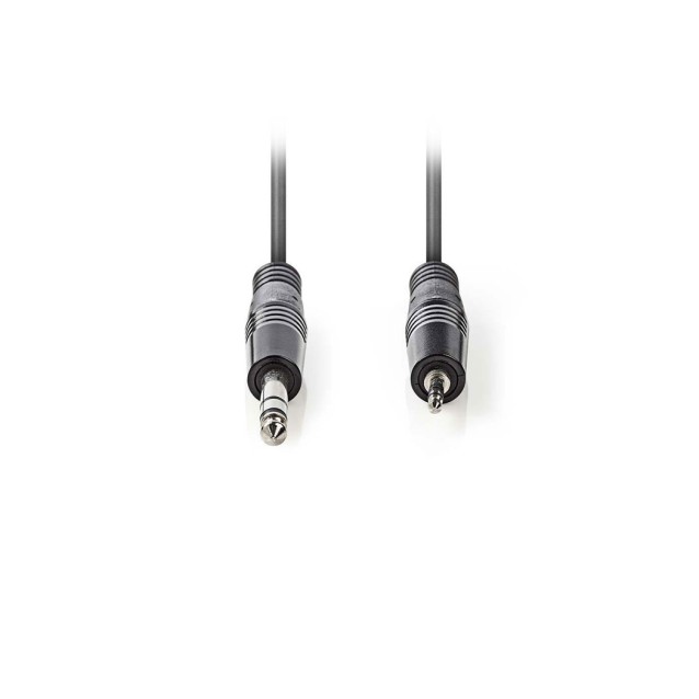 Kαλώδιο ήχου 6.35 mm αρσ.- 3.5 mm αρσ., 3.0m.NEDIS COTH23205GY30