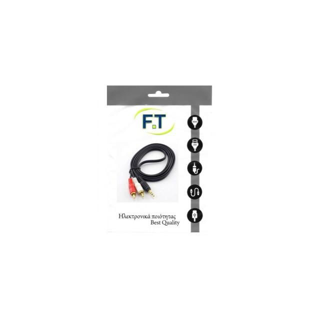 FTT16-010 3.5mm stereo σε 2 rca 2.5m