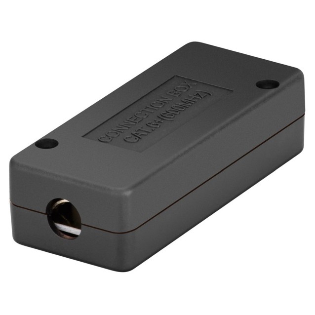 POWERTECH κυτίο σύνδεσης καλωδίων δικτύου NETW-0051, CAT 6/CAT 7, 600MHz, μαύρο