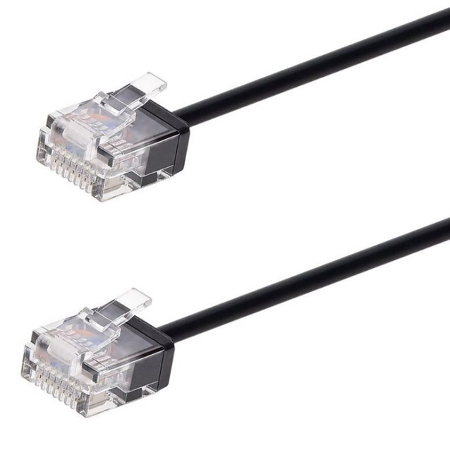 POWERTECH καλώδιο δικτύου CAB-N466, Cat 6A U/UTP, ultra slim, copper, 500MHz, 15m, μαύρο POWERTECH καλώδιο δικτύου CAB-N466, Cat 6A U/UTP, ultra slim, copper, 500MHz, 15m, μαύρο
