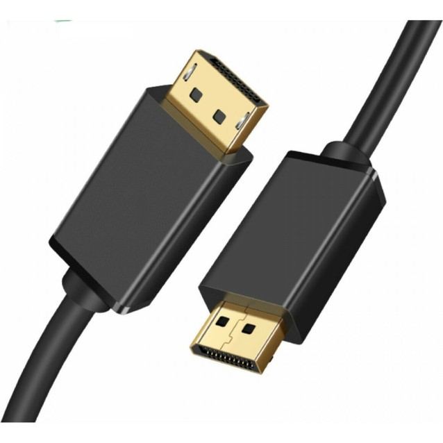 POWERTECH καλώδιο DisplayPort 1.2 CAB-DP045, 4K/60Hz, copper, 2m, μαύρο