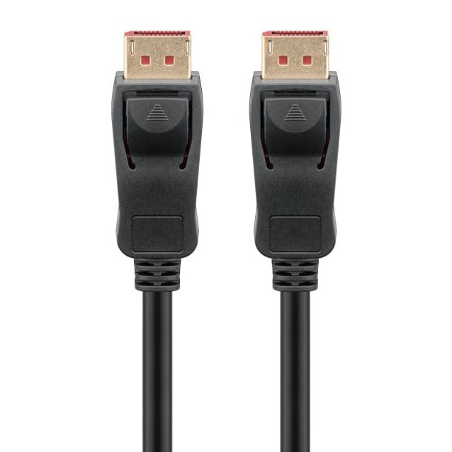 GOOBAY καλώδιο DisplayPort 74761, 16K/60Hz, 80 Gbps, 2m, μαύρο
