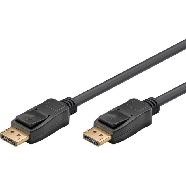 GOOBAY καλώδιο DisplayPort 74778, VESA Certified, 8K/60Hz, 32.4 Gbps, 2m, μαύρο