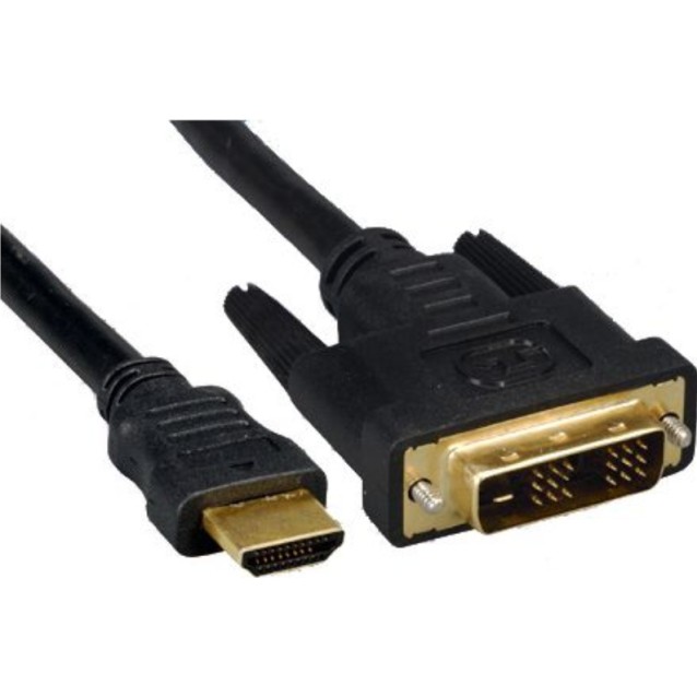 POWERTECH καλώδιο HDMI σε DVI 24+1 CAB-H023, Dual Link, μαύρο, 1.5m