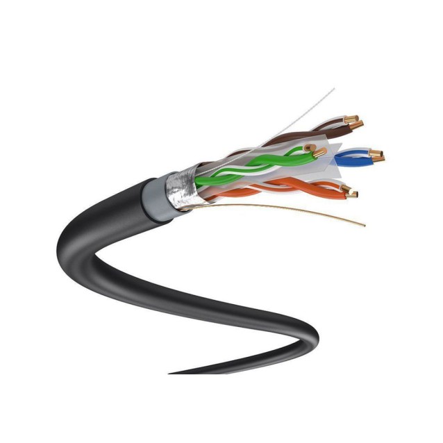 CAT6/KL018 ΚΑΛΩΔΙΟ LAN (UTP) CAT6 ΜΑΥΡΟ PET