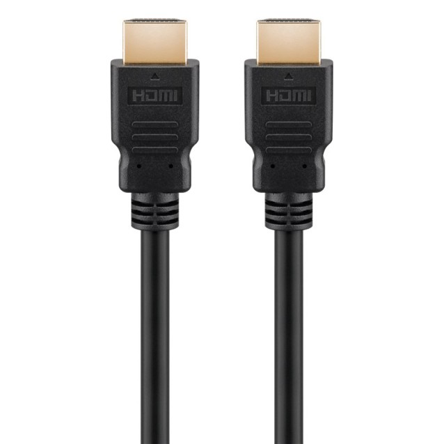 GOOBAY καλώδιο HDMI 2.1 58264, certified, ARC, 8K/60Hz 48Gbps, 2m, μαύρο