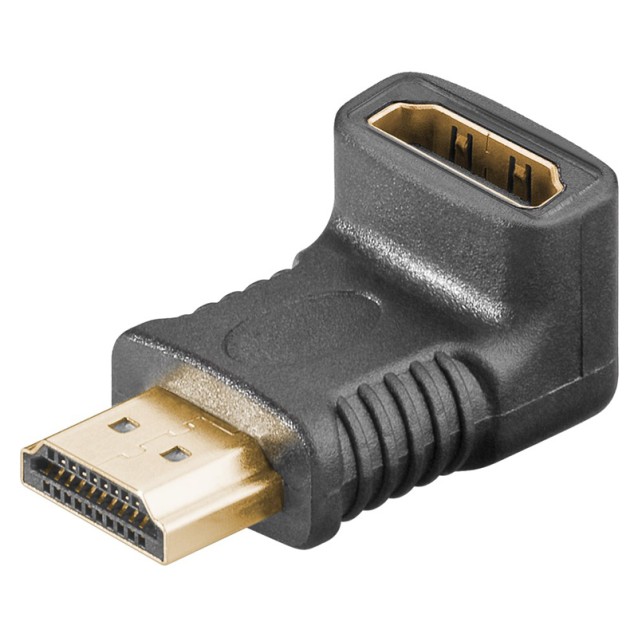 GOOBAY αντάπτορας HDMI θηλυκό σε αρσενικό 51727, 270°, 4K, μαύρος