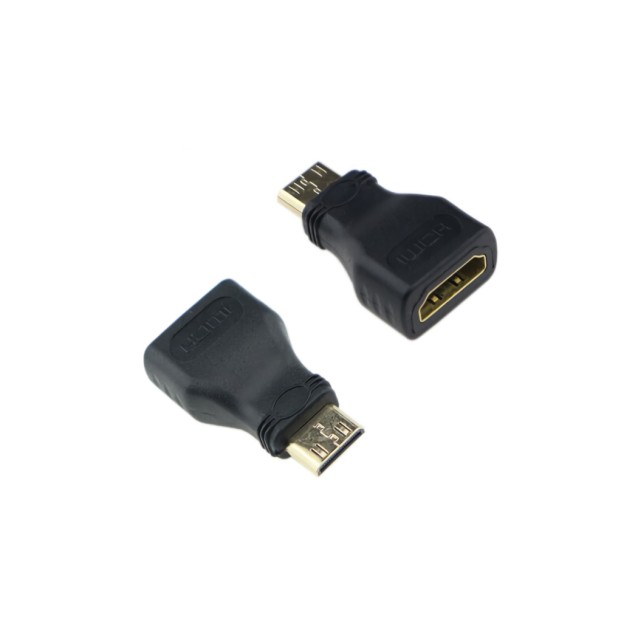 POWERTECH αντάπτορας HDMI Mini αρσενικό σε HDMI θηλυκό CAB-H025, μαύρος