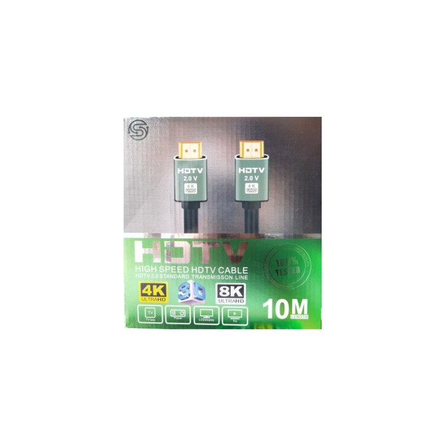 FTT1-083 GOLD HDMI-HDMI 10M 2.0Version