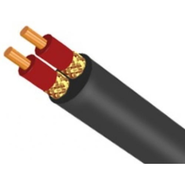 ΚΑΛΩΔΙΟ ΜΙΚΡΟΦΩΝΙΚΟ 1X6mm² STEREO ΜΑΥΡΟ HAI 100Μ