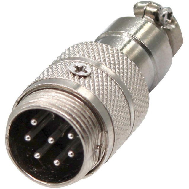 CONNECTOR ΜΙΚΡΟΦΩΝΟΥ ΚΑΛΩΔΙΟΥ 7P ΑΡΣΕΝΙΚΟ GX16-01 WAN