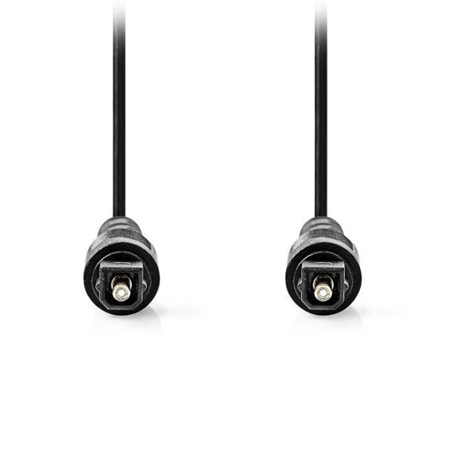 NEDIS CAGL25000BK30 Καλώδιο οπτικής ίνας, TosLink αρσ. - αρσ., 3.00m σε μαύρο χρώμα.