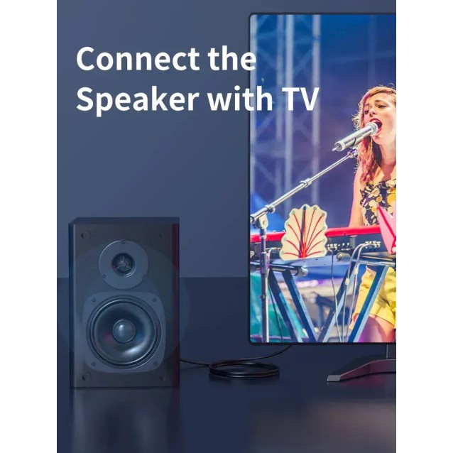 CABLETIME καλώδιο ήχου Toslink CT-AV380-P04GN, gold plated, 5mm, 3m, μαύρο