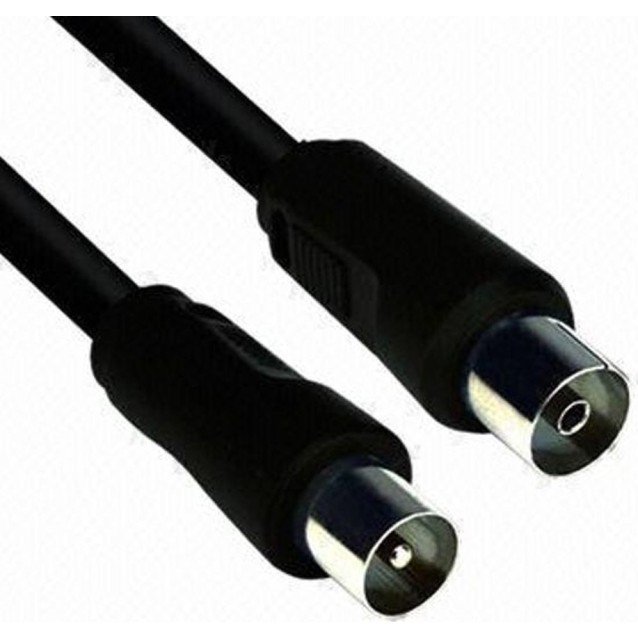 POWERTECH καλώδιο κεραίας RF αρσενικό - RF θηλυκό CAB-V005, μαύρο, 3m