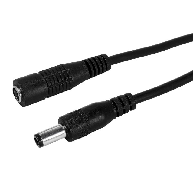 POWERTECH καλώδιο προέκτασης τροφοδοσίας CAB-H199, 5.5x2.1mm, 10m, μαύρο