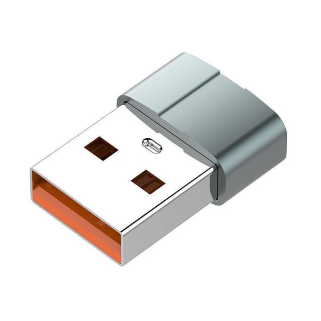 LDNIO αντάπτορας USB σε USB-C LC150, αρσενικό σε θηλυκό, γκρι