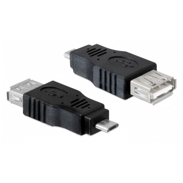 POWERTECH αντάπτορας USB 2.0 σε Micro B CAB-U029, μαύρος