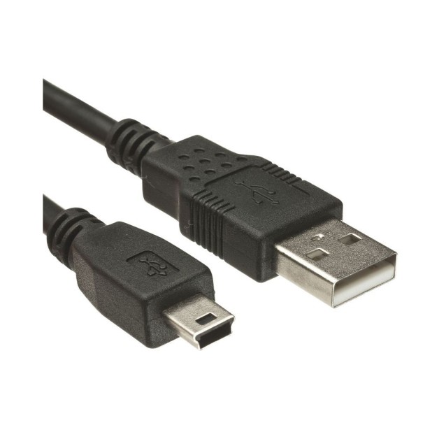 POWERTECH καλώδιο USB σε USB Mini CAB-U042, copper, 3m, μαύρο