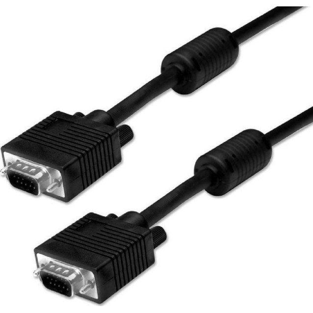 POWERTECH καλώδιο VGA 15pin M-M CAB-G025, 1080p, Copper 3+6, 1.5m, μαύρο