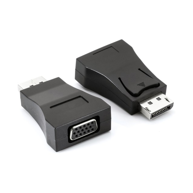 POWERTECH Αντάπτορας DisplayPort (M) σε VGA (F) CAB-DP035, μαύρο