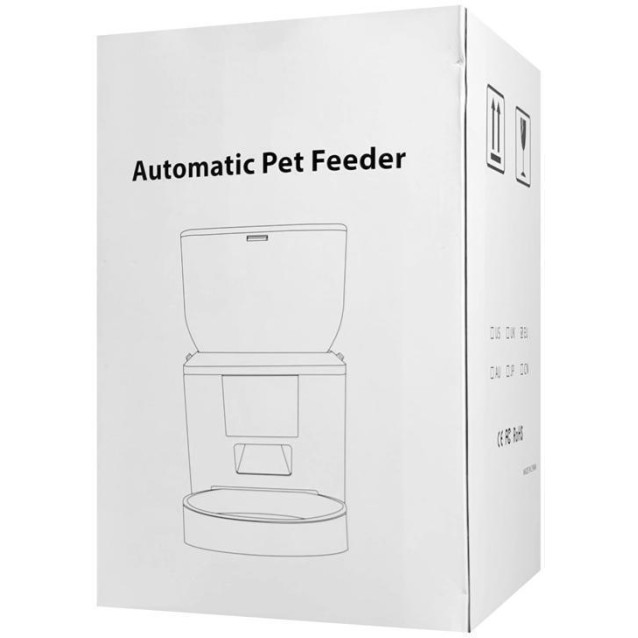 BRUNO smart ταΐστρα κατοικίδιων BRN-0212 με κάμερα 2MP, 4L, WiFi, μαύρη