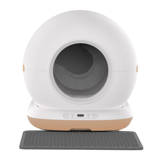 BRUNO smart αυτοκαθαριζόμενη τουαλέτα γάτας BRN-0235, 58.2x51.3x53cm, λευκή