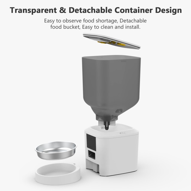 BRUNO smart ταΐστρα κατοικίδιων BRN-0269, 7L, WiFi, λευκή