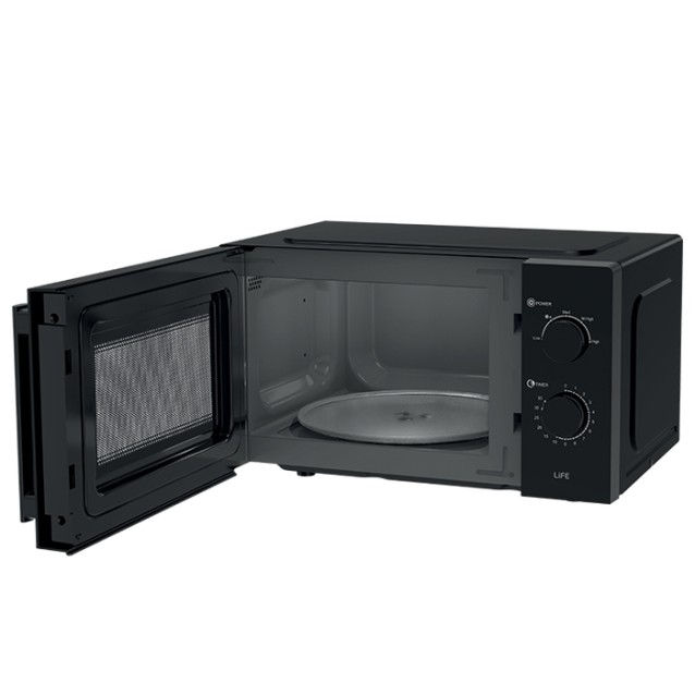 LIFE μWave 20 Black Φούρνος μικροκυμάτων 20L, 700W, 221-0389