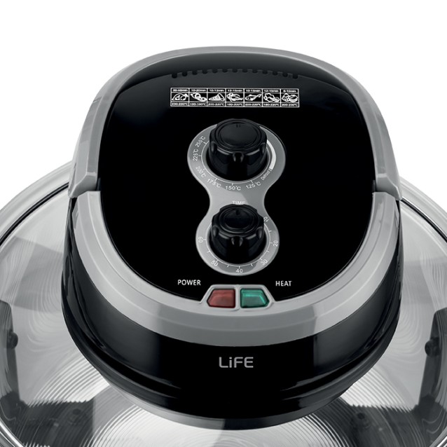 LIFE ROBOTAKI Φουρνάκι ρομπότ 12L με λάμπα αλογόνου, 1400W