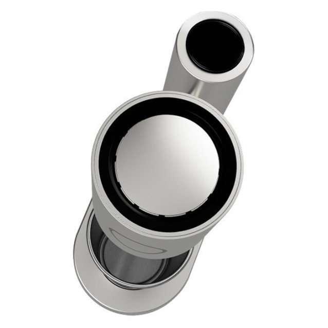 LIFE LA REINE Φραπεδιέρα με 1 inox + 1 πλαστικό ποτήρι και πλήκτρο push, σε ασημί χρώμα, 100W