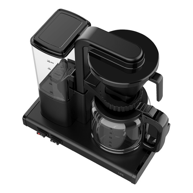 LIFE SYMBOL B Flat Black Series Καφετιέρα φίλτρου 1.25L, 1400W