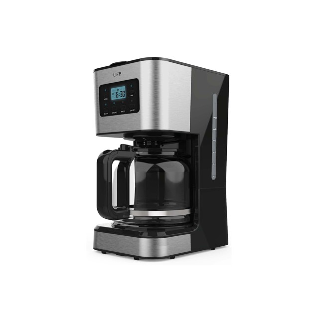 LIFE Aroma Digital Προγραμματιζόμενη καφετιέρα φίλτρου 1.5L, 950W