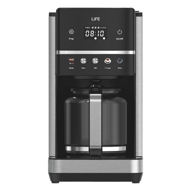 LiFE PLATINUM Προγραμματιζόμενη καφετιέρα φίλτρου 1.5L, 900W