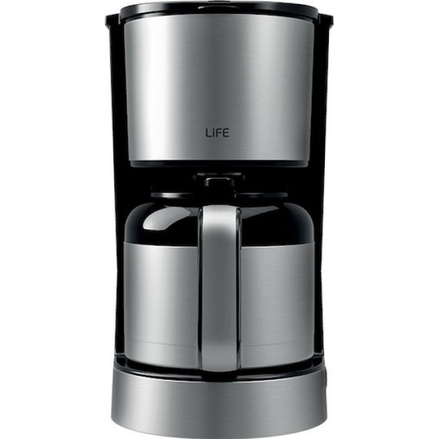 LiFE JAVA Καφετιέρα φίλτρου με κανάτα θερμός 1.2L, 800W
