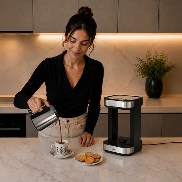 LIFE TABIS 2 Premium Design Ηλεκτρικό μπρίκι ελληνικού καφέ, 400W
