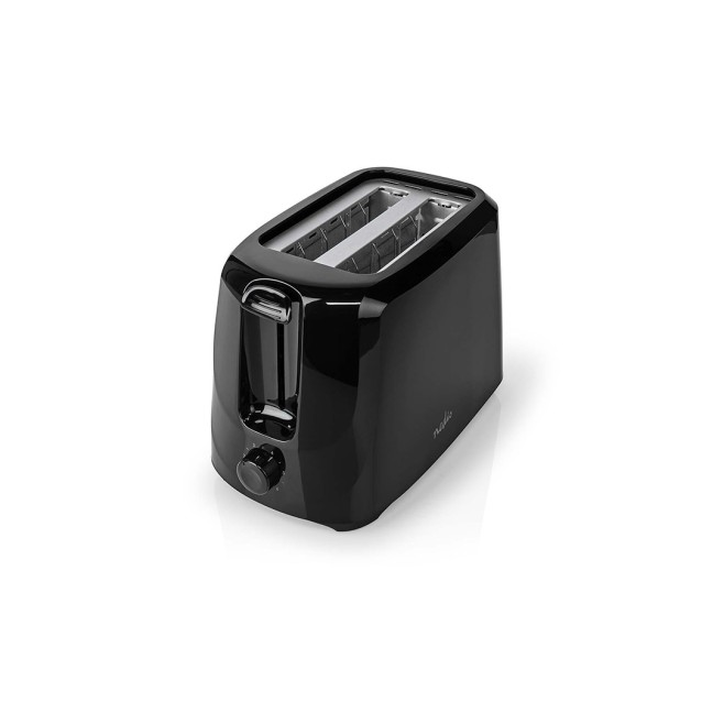 Αυτόματη φρυγανιέρα σε μαύρο χρώμα, 700W.