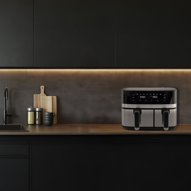 LIFE IN SYNC Διπλή Φριτέζα αέρος 8.6L, 2700W