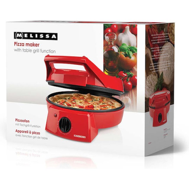 MELISSA 16310237 Παρασκευαστής πίτσας 30cm, 1800W.