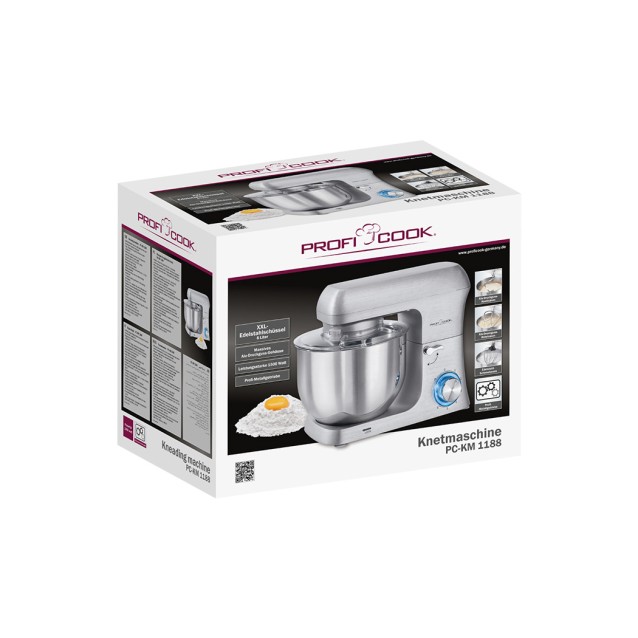 Κουζινομηχανή, 1500W σε γκρι χρώμα.