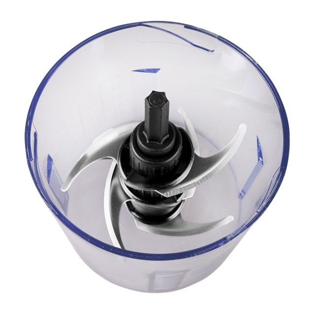 LiFE 6 BLADES Silver Matt Series Multi Mixer 400W, με δοχείο μίξης 500ml και 6 λεπίδες κοπής