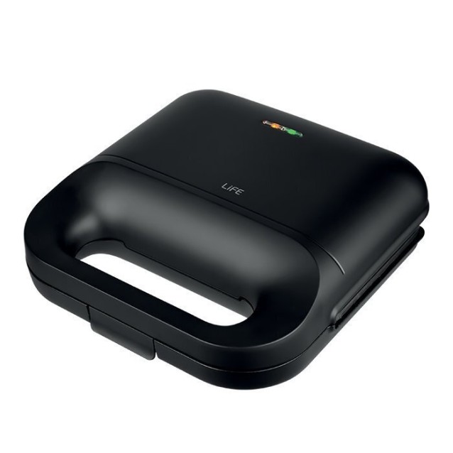 LIFE TOSTAKI Τοστιέρα με αντικολλητικές grill πλάκες, 750W