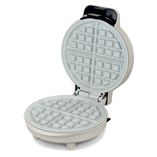LiFE VAFLAKIA Warm Grey Series Βαφλιέρα με πλάκες κεραμικής επίστρωσης, 1000W