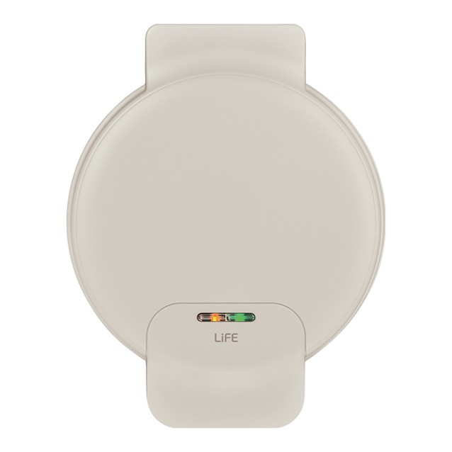 LiFE VAFLAKIA Warm Grey Series Βαφλιέρα με πλάκες κεραμικής επίστρωσης, 1000W
