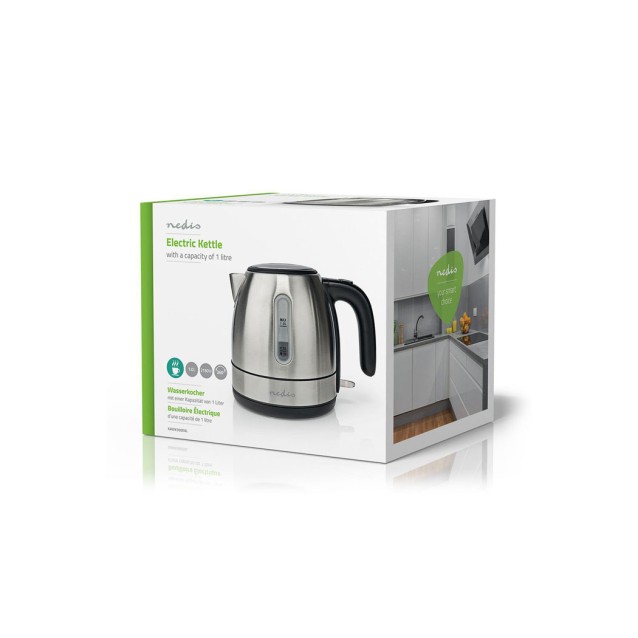 Ανοξείδωτος βραστήρας 1.0L, 2150W.